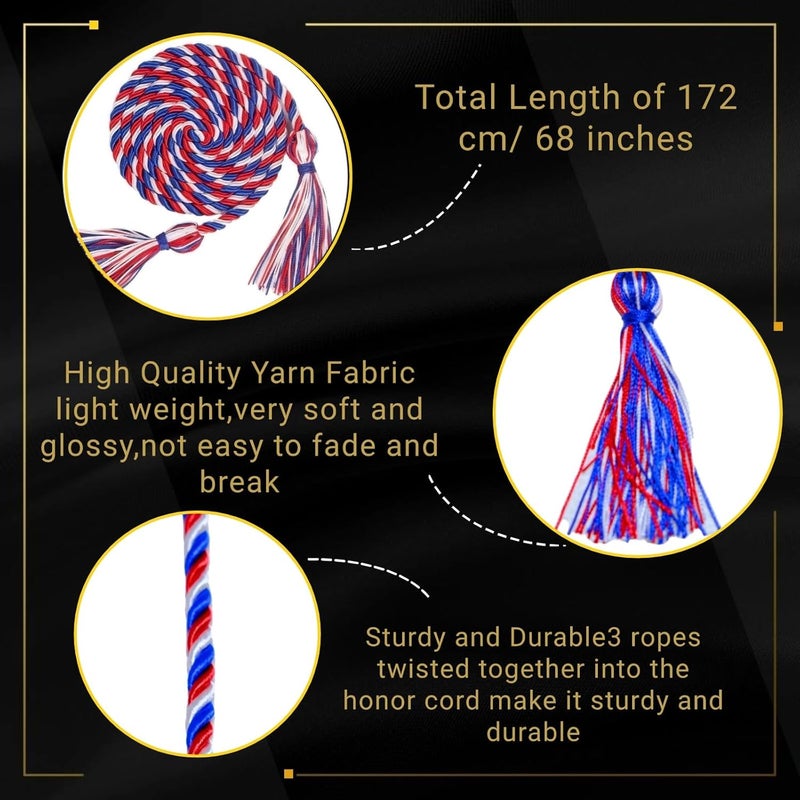 GRADFTY Graduation Honor Cords for Graduation 2026,National Honors Society Cords bulk - Image 2